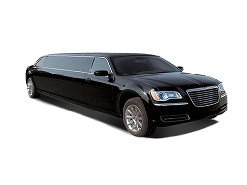 Black Chrysler 300 stretch limousine